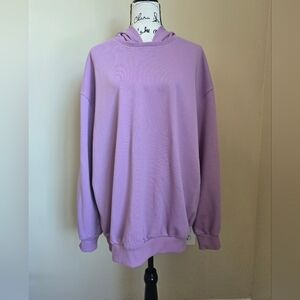For Love & Lemons Oversized Hoodie Womens M lavender Purple